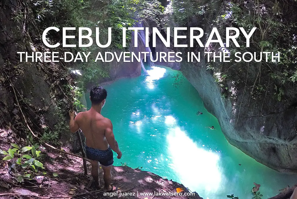 cebu south tour itinerary